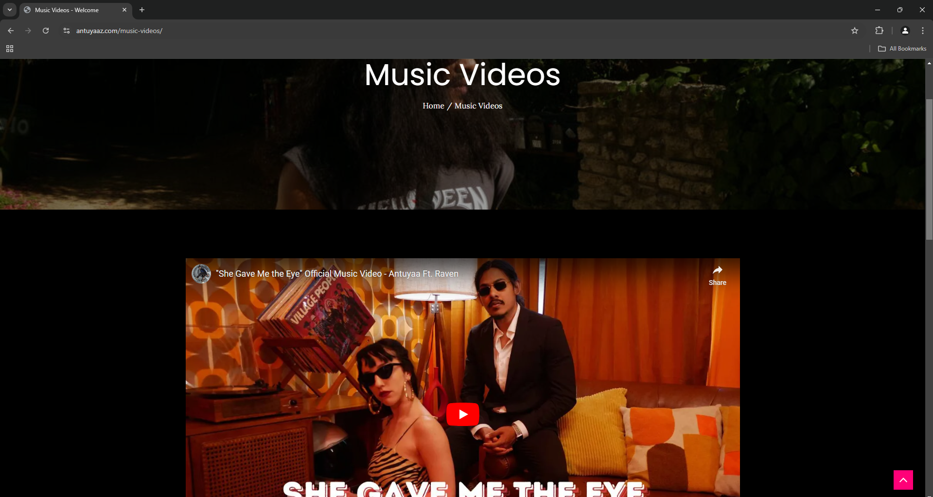 Antuyaa Music Video Page